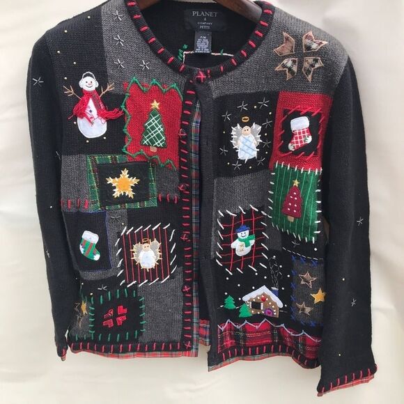 Planet And Company Christmas Sweater And Victoria Jones PM Snowman - Picture 2 of 11